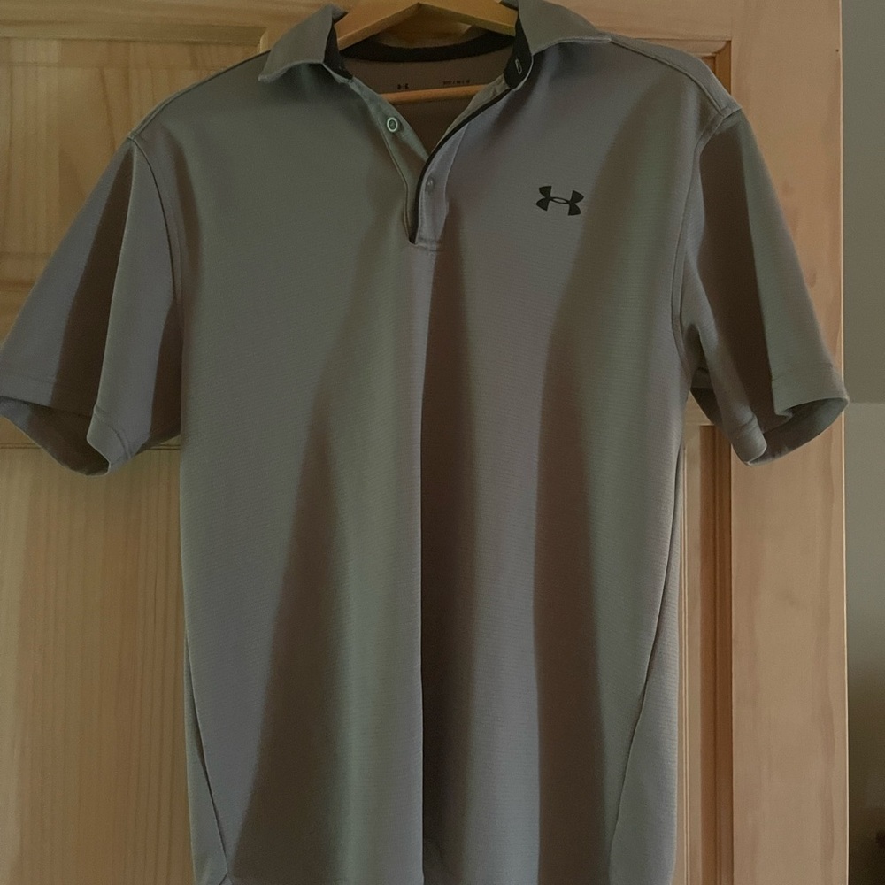 Grey Under Armour Polo